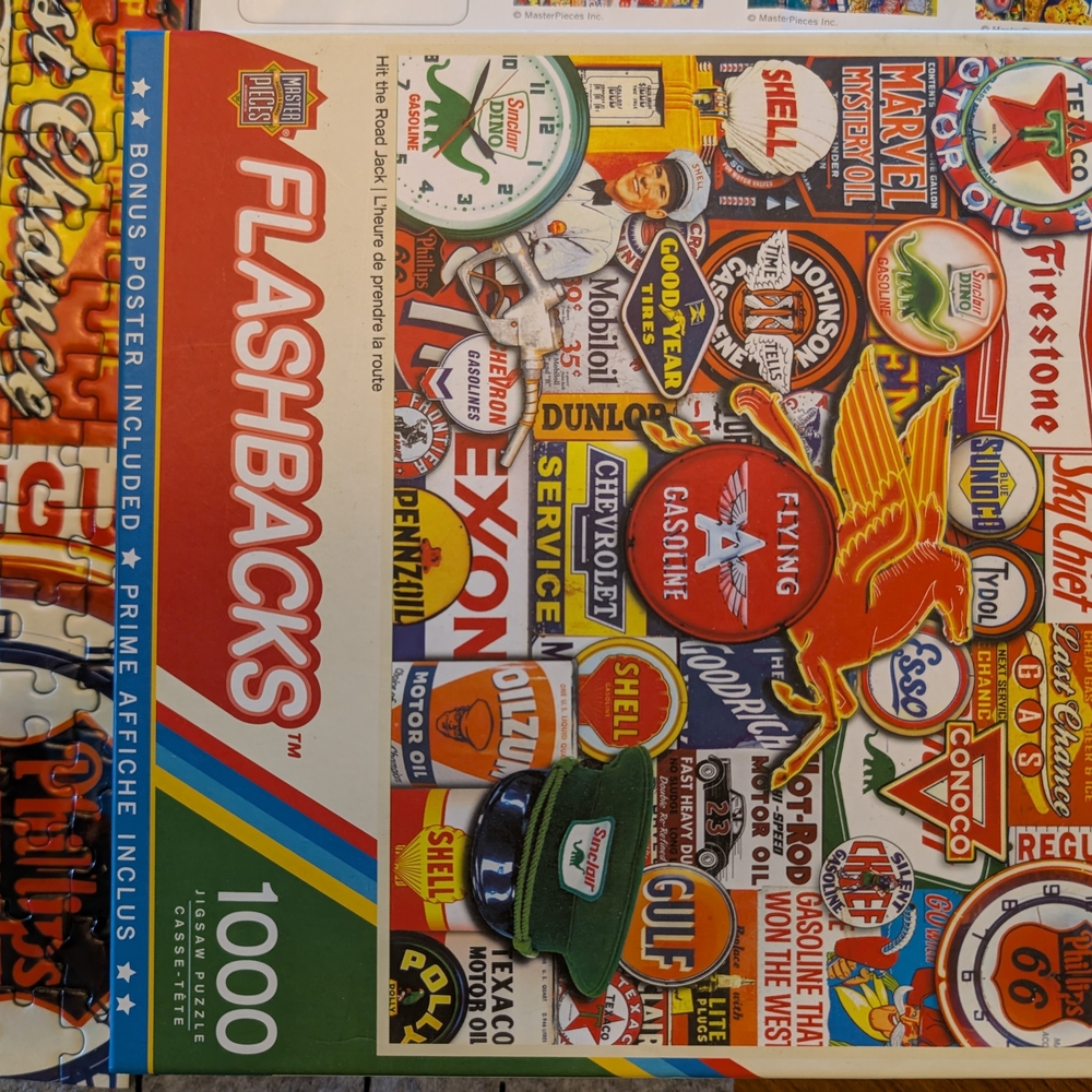 Flying A Gasoline Retro Puzzle